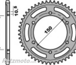 Kit cha�ne Yamaha FZ8/Fazer 8 ABS DID 525VX3 16x47 renforc�e(couronne standard)