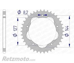 Kit cha�ne Ducati 748 R AFAM 520XSR 14x38 super-renforc� couronne ultra-light anodis� dur sans support de couronne Ducati