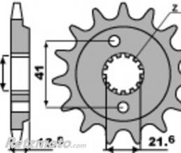Kit cha�ne Honda XL600V Transalp D.I.D 525 type VX 15/47 (couronne standard)