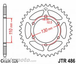 Kit cha�ne Kawasaki ER5 DID 520VX3 17x42 (couronne standard)