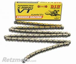 Cha�ne de transmission D.I.D 520 VT2 or/noir 114 maillons