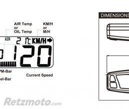  Compteur digital DAYTONA ASURA-84787