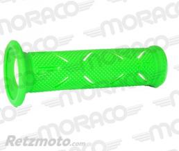 PROGRIP Poign�es Progrip 717 - Route-� 22/25 mm. Long. : 122 mm. Fluo blanc/vert