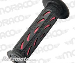 PROGRIP Poign�es Progrip 724 - Route -� 22/25 mm. Long. : 122 mm. Rouge/noir