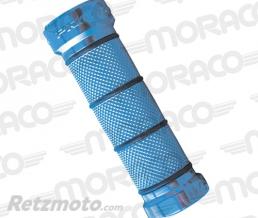 PROGRIP Poign�es Progrip 866 - Custom-� 22/25 mm. Long. : 140 mm. Chrome bleu