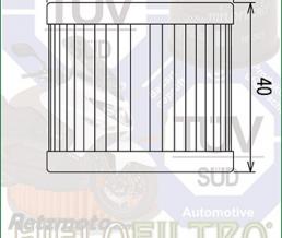 Filtre Huile Mash/Bullit/KSR 125 Hiflofiltro HF131