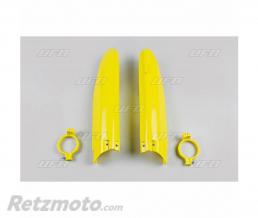 Protections de fourche UFO jaune Suzuki