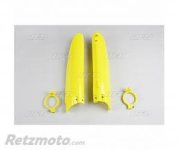 Protections de fourche UFO jaune Suzuki RM125/250