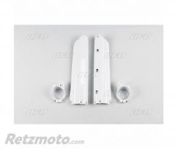 Protections de fourche UFO blanc Yamaha
