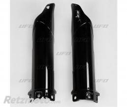 Protections de fourche UFO noir Kawasaki KX85