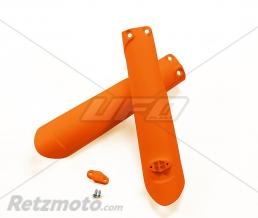 Protections de fourche UFO orange fluo KTM