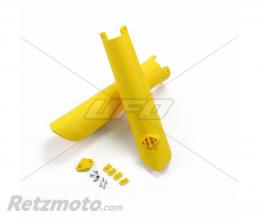 Protections de fourche UFO jaune fluo Husqvarna