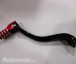 S�lecteur de vitesse BIHR aluminium forg� noir embout rouge Honda CRF250R