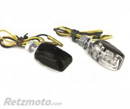 Clignotants BIHR Micro 6 LED carbone universels