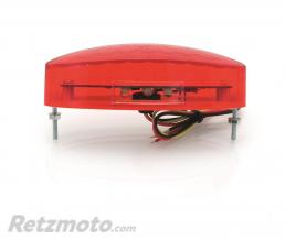 Feu arri�re BIHR LED petit mod�le rouge avec �clairage de Plaquette universel