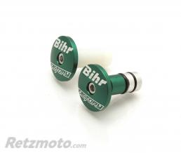 Embouts de guidon factory BIHR vert �int. 14mm