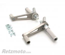 Commandes universelles repose-pied repliable acier �12mm finition acier
