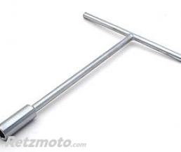 Cl� en � douille en T BIHR 8mm chrom� satin�