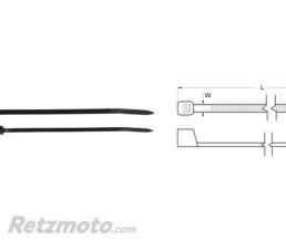 Colliers nylon BIHR 4,6x100mm noir
