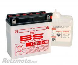 Batterie BS BATTERY 12N5.5-3B conventionnelle livr�e avec pack acide