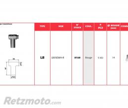 Anti-parasite NGK LB05EMH-R rouge pour bougie avec olive