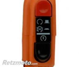 Commodo Moto droit Tommaselli orange avec interrupteur