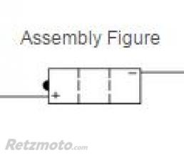 Batterie YUASA 6N4B-2A conventionnelle
