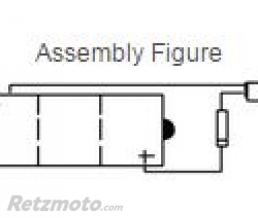 Batterie YUASA 6N4C-1B conventionnelle