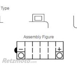 Batterie YUASA YB10L-A2 conventionnelle