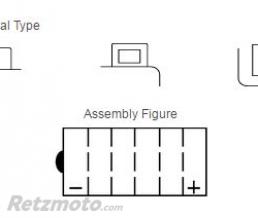 Batterie YUASA YB12AL-A2 conventionnelle