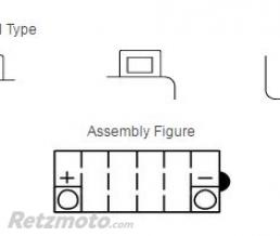 Batterie YUASA YB12B-B2 conventionnelle
