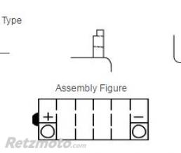 Batterie YUASA YB7-A conventionnelle
