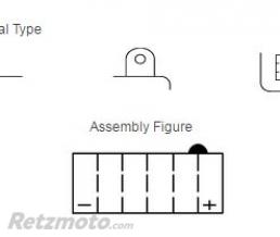 Batterie YUASA YB7C-A conventionnelle