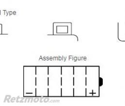 Batterie YUASA YB7L-B2 conventionnelle