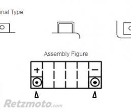Batterie YUASA YT12B-BS sans entretien livr�e avec pack acide