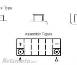 Batterie YUASA YT14B-BS sans entretien livr�e avec pack acide