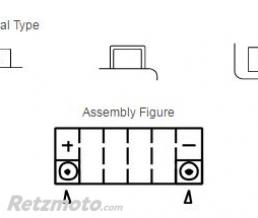 Batterie YUASA YT7B-BS sans entretien livr�e avec pack acide