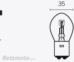 Boite de 10 ampoules V PARTS B35 6V-35/35w