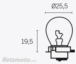 Boite de 10 ampoules V PARTS S3 6V-15W