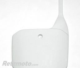 Plaque num�ro frontale UFO blanc Honda CR80/CR85