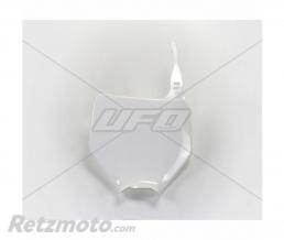 Plaque num�ro frontale UFO blanc Kawasaki KX125/250