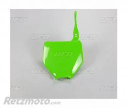 Plaque num�ro frontale UFO vert Kawasaki