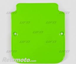 Plaque num�ro frontale UFO vert Kawasaki