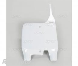 Plaque num�ro frontale UFO blanc Suzuki RM125/250