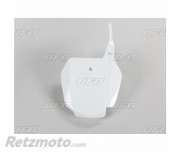 Plaque num�ro frontale UFO blanc Suzuki RM85