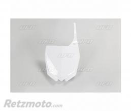 Plaque num�ro frontale UFO blanc Yamaha