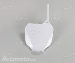 Plaque num�ro frontale UFO blanc Yamaha