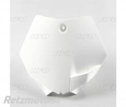 Plaque num�ro frontale UFO blanc KTM SX65