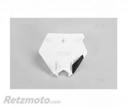 Plaque num�ro frontale UFO blanc KTM SX85