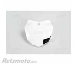 Plaque num�ro frontale UFO blanc KTM